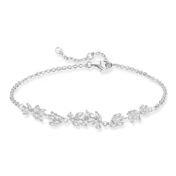 KUMET Zircon Bracelets Women's Same For Couples