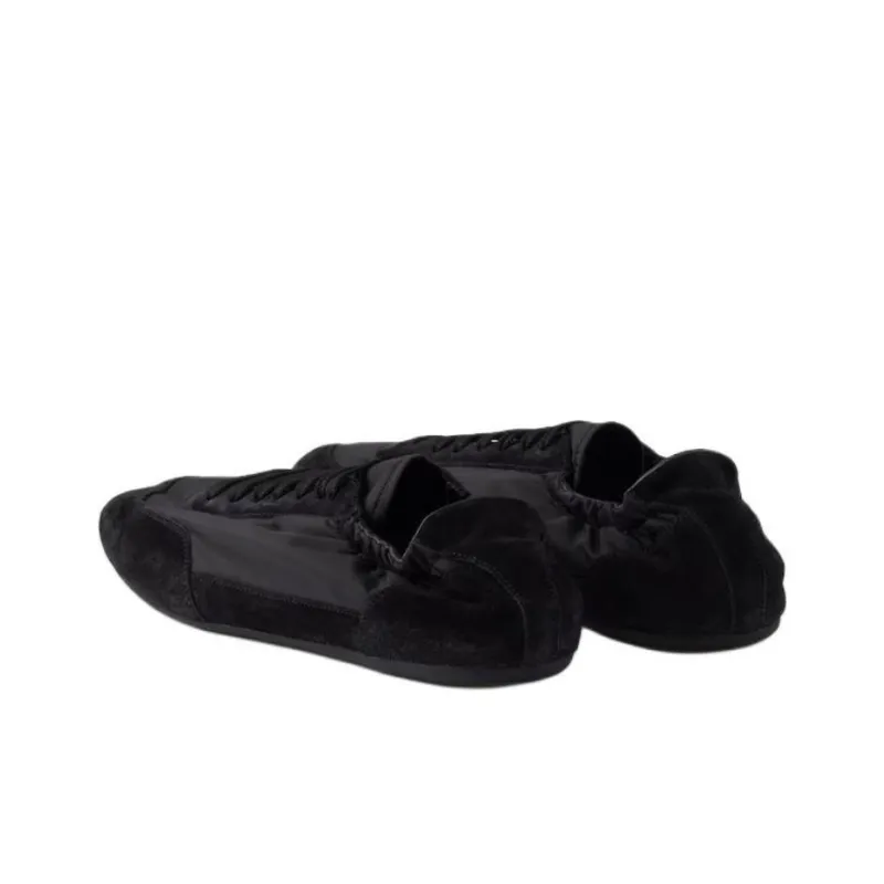 PRADA Collapse Low Top Casual Shoes Women's Black-3