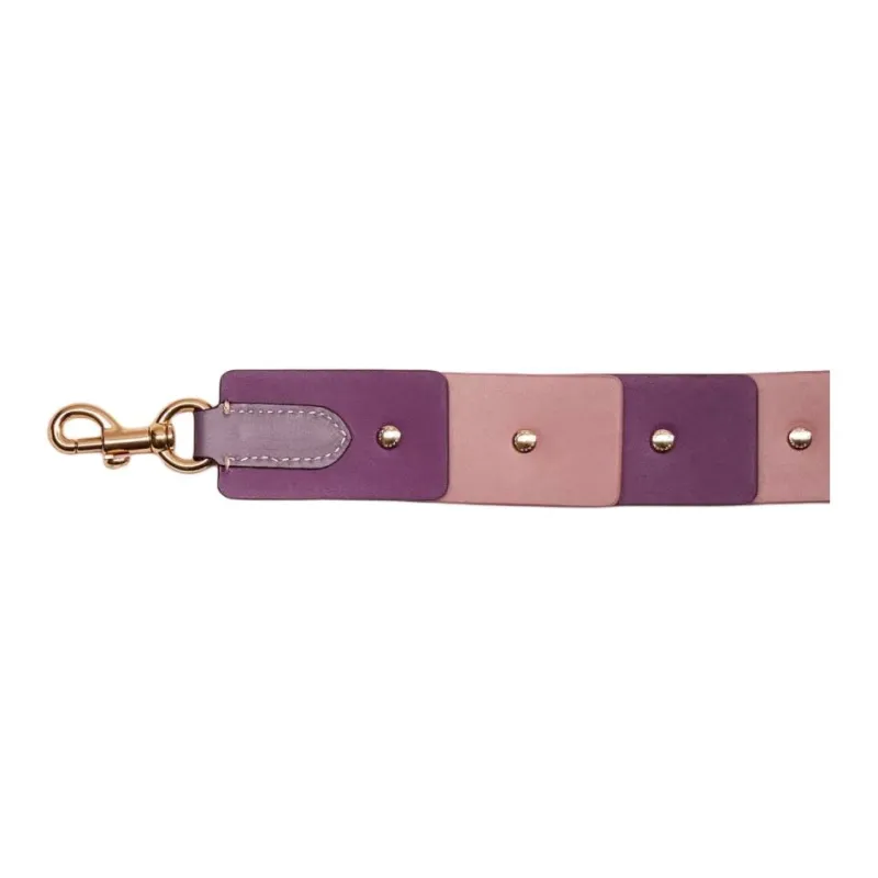 COACH Leather Bag Accessory Bag Strap Women's Purple & Pink-2