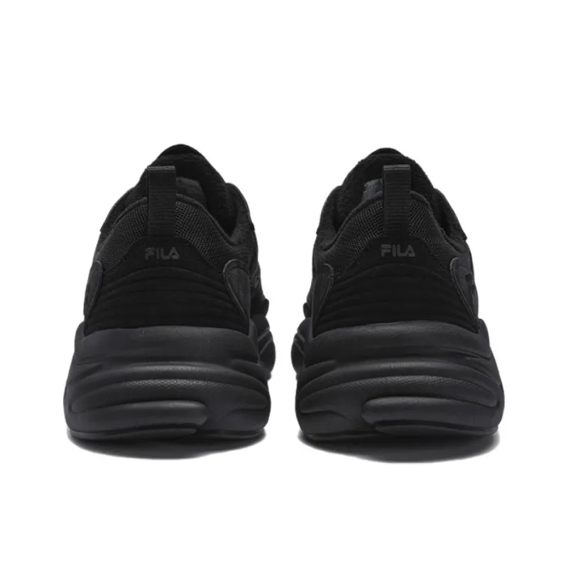 FILA Mars 2 Anti Slip Wear Resistant Low Top Casual Running Shoes Men's Black-3