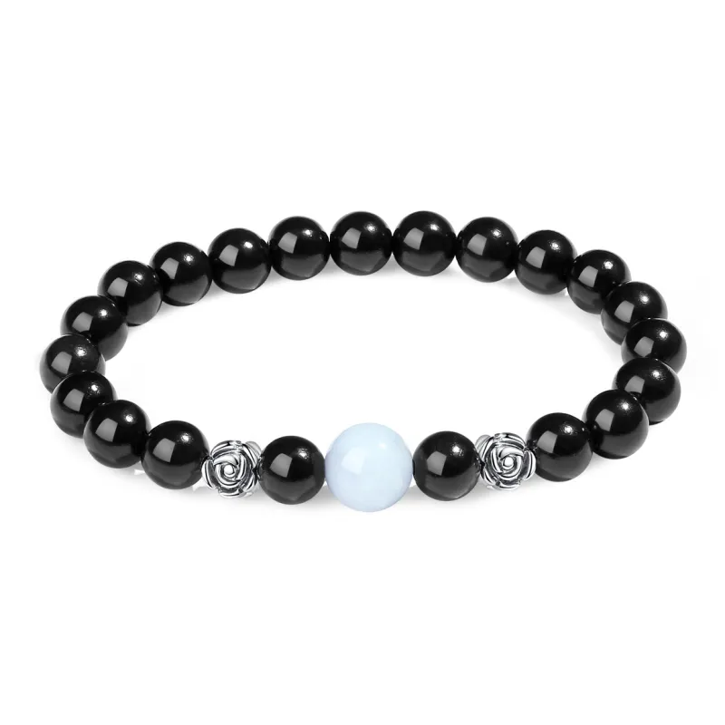 PUTUOSHANWENCHUANG Ebony Bracelets Unisex-0