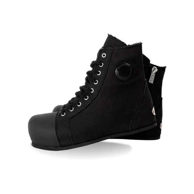 FVVO Anti-Slip And Wear-Resistant Lightweight Height Increasing High-Top Canvas Shoes Unisex-12