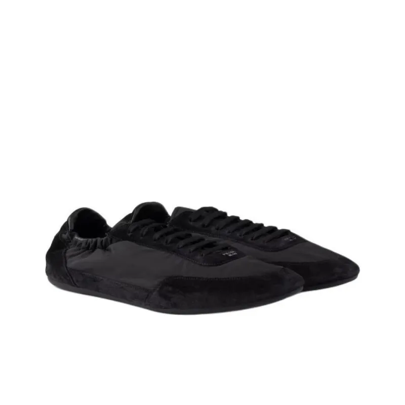 PRADA Collapse Low Top Casual Shoes Women's Black-1