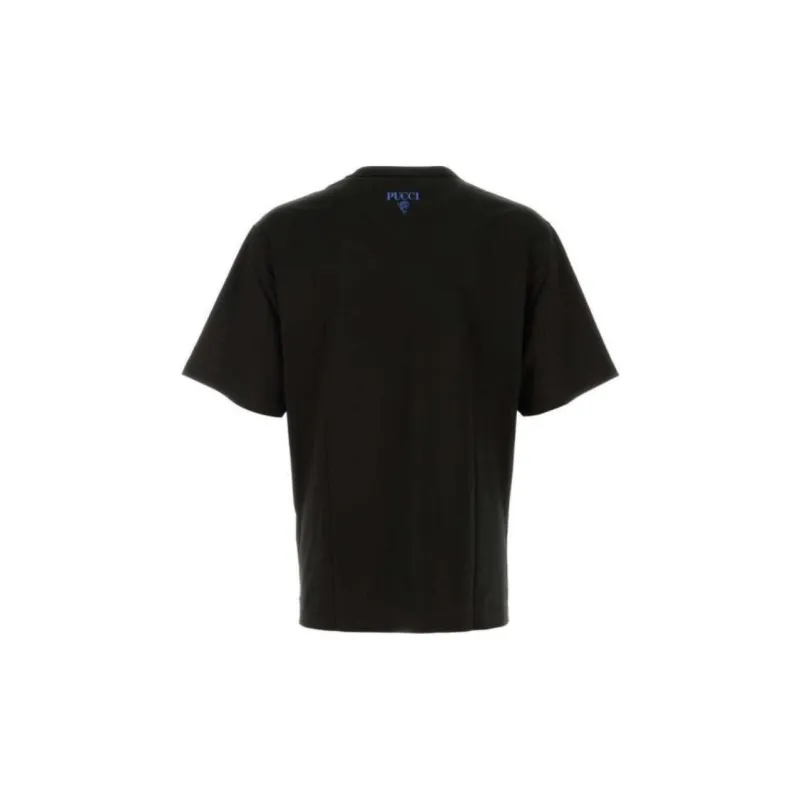 EMILIO PUCCI Marmo print Cotton T shirt-1
