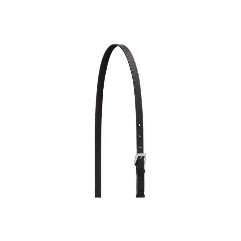 GOYARD Cow Leather Bag Straps Unisex Black-3