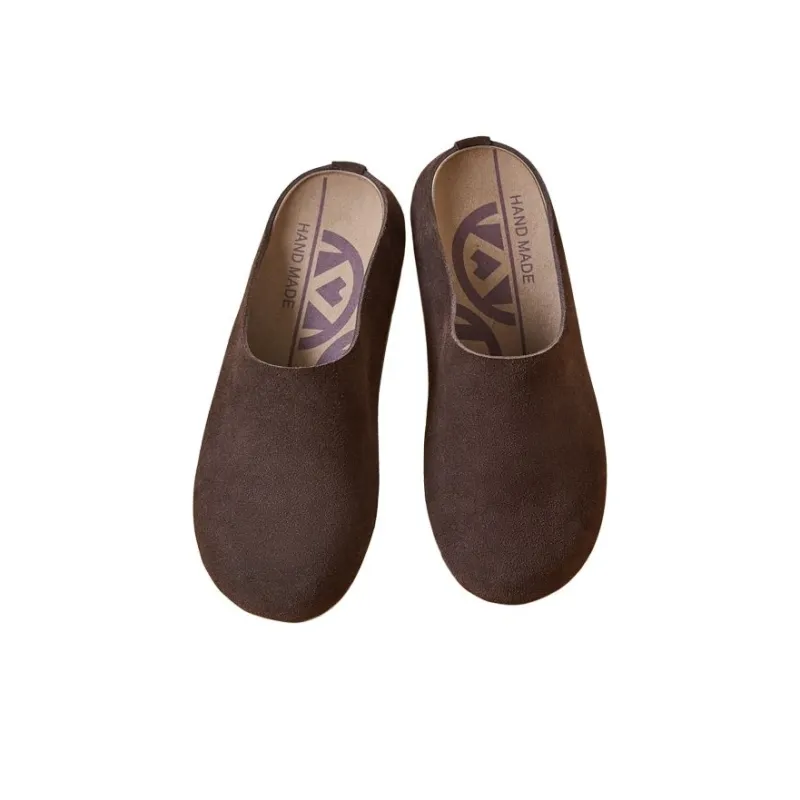 GIGIRYO Rubber Sole Abrasion Resistant Slip Resistant Antibacterial Wrap toe Slippers Women's-10