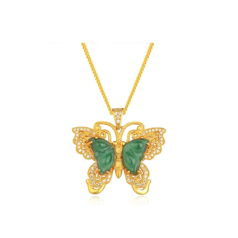 Yu Shangxuan Ice Glutinous Jadeite Necklaces Women's-0