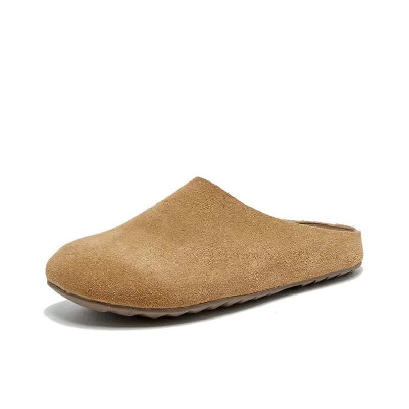 GIGIRYO Rubber Sole Abrasion Resistant Slip Resistant Antibacterial Wrap toe Slippers Women's-4