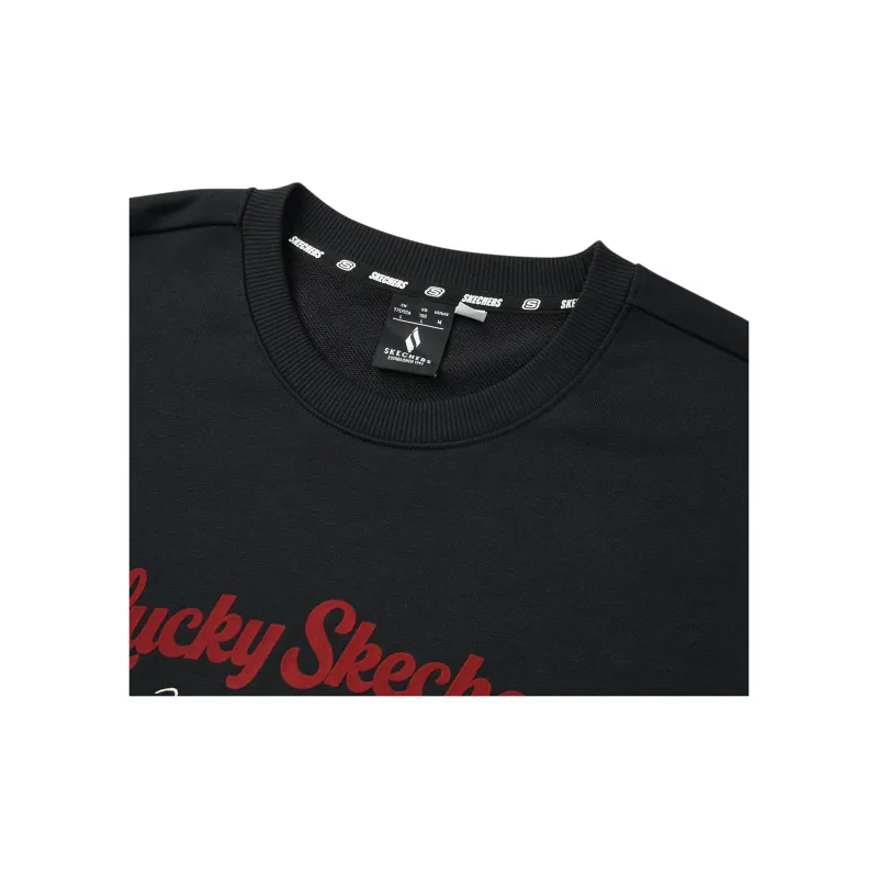 Skechers New Year Sweatshirt Unisex Carbon Black-2