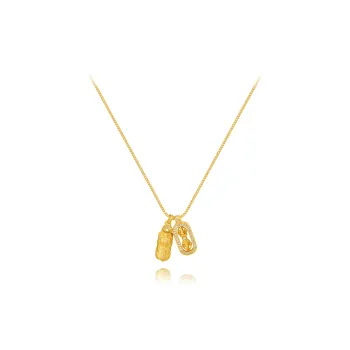 BLANK IN BLANK Zircon Necklaces Women's Bestie Birthday Couple Box
