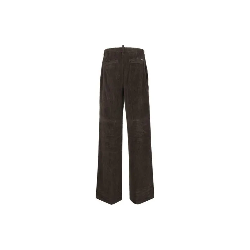 DSQUARED 2 Baggy Cut Corduroy Trousers-1