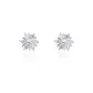Snowflake Stud Earrings-99.9% Pure Silver
