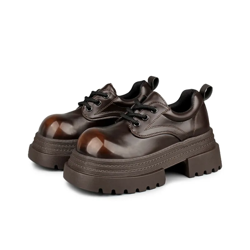 N6N8 Casual Single Shoes Chunky Heel Women's-1