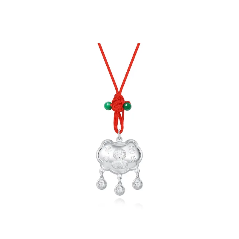 MIAOYINGE 999 Fine Silver Baby Sterling Silver Necklaces Kids'-0