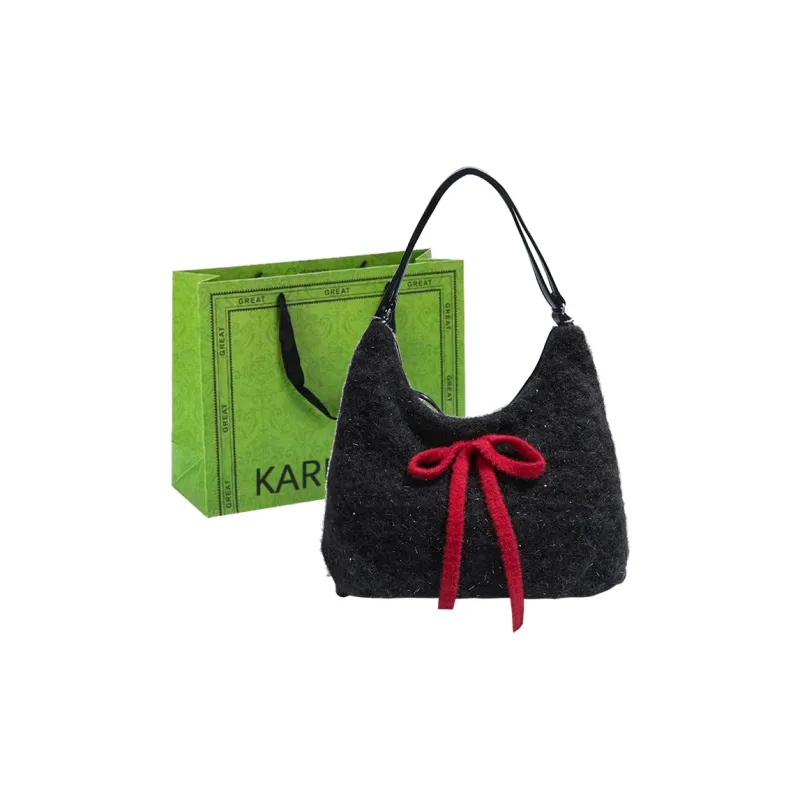 KARUISHA Woolen Backpack Women's Multicolor-8