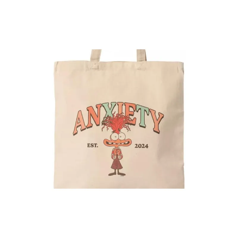 Disney Cotton Tote Bag Shopping Bag Handbag Shoulder Bags Unisex Natural-2