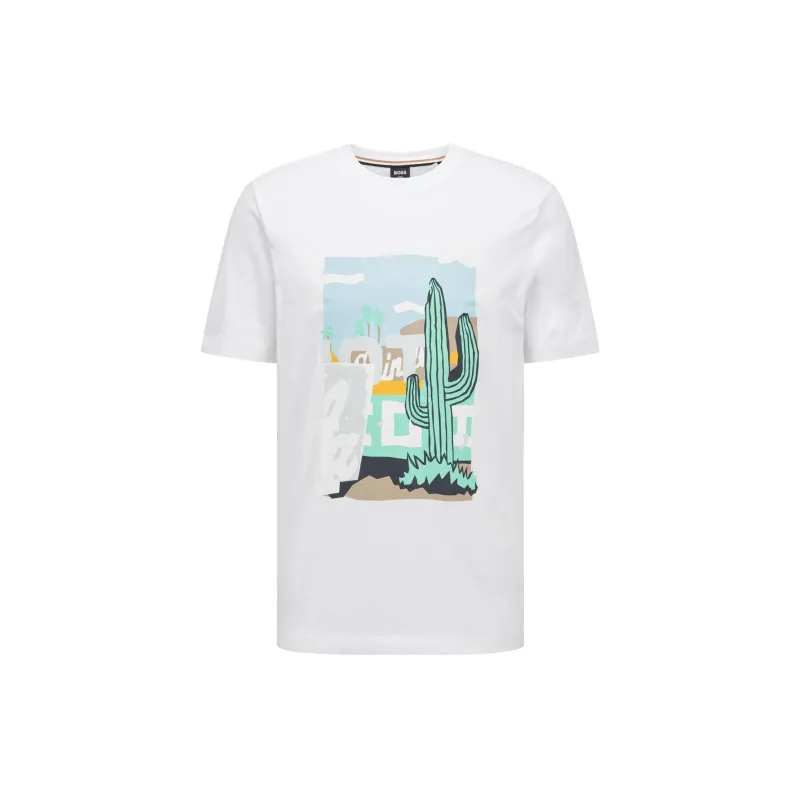 HUGO BOSS T Shirts Men White-0