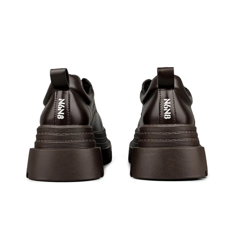 N6N8 Casual Single Shoes Chunky Heel Women's-3