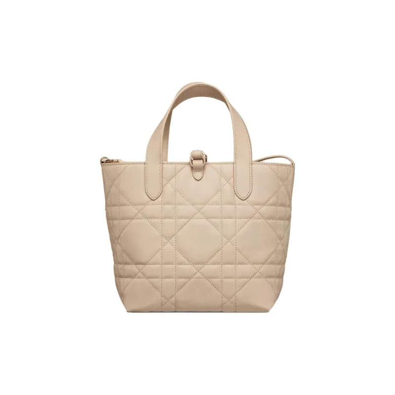 DIOR Toujours Cow Leather Basket Bag, Shoulder Bag, Crossbody Bag, Handbag Small Size Women's Rouge Beige-1