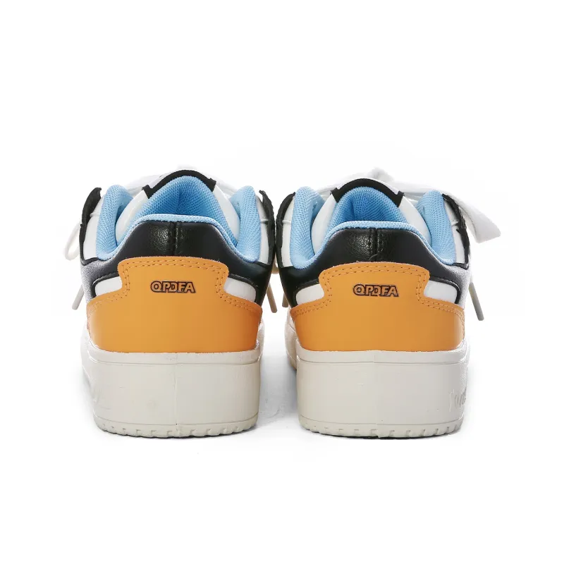 Lovely You Lightweight And Breathable Low Top Skateboard Shoes Women's Orange-22