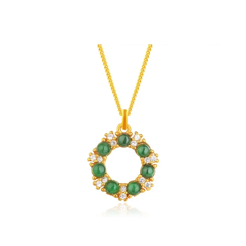 Yu Shangxuan Ice Glutinous Jadeite Necklaces Women's-0