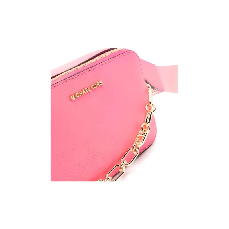 MICHAEL KORS Calfskin Shoulder Bag Crossbody Bag Women's Fuchsia-3
