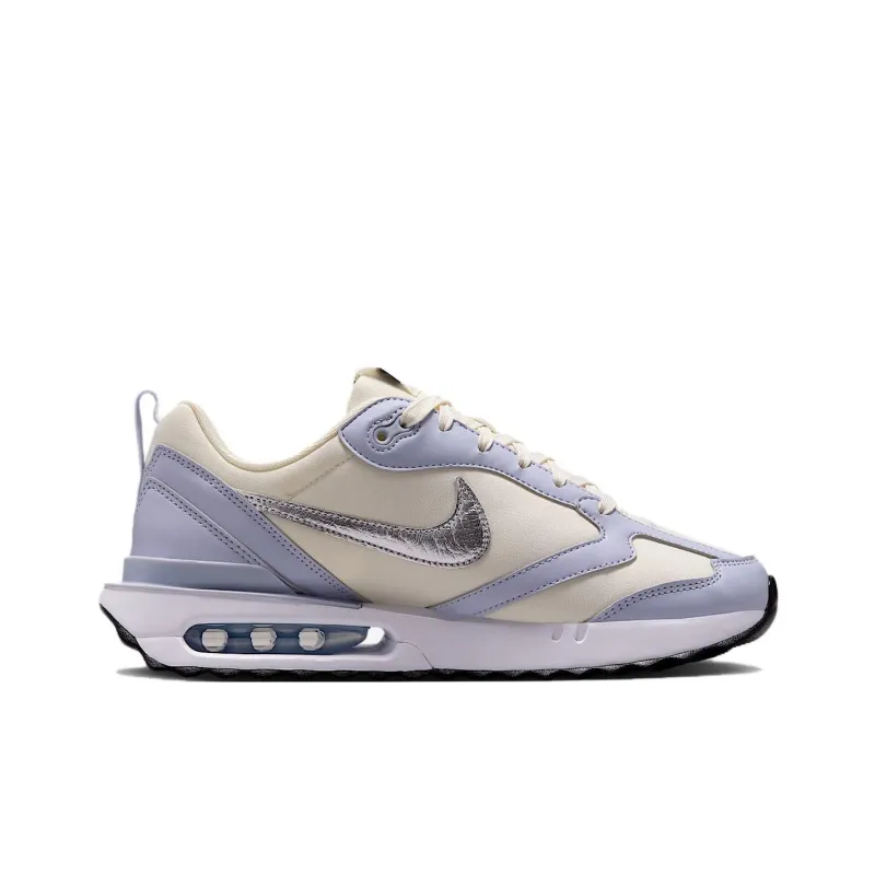 Nike Air Max Dawn Anti Slip Wear Resistant Low Top Casual Running Shoes Women's Blue Beige-1