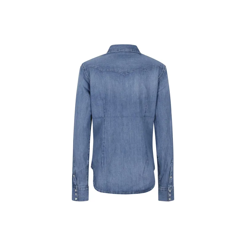 Polo Ralph Lauren Long Sleeved Button Up Denim Shirt-1