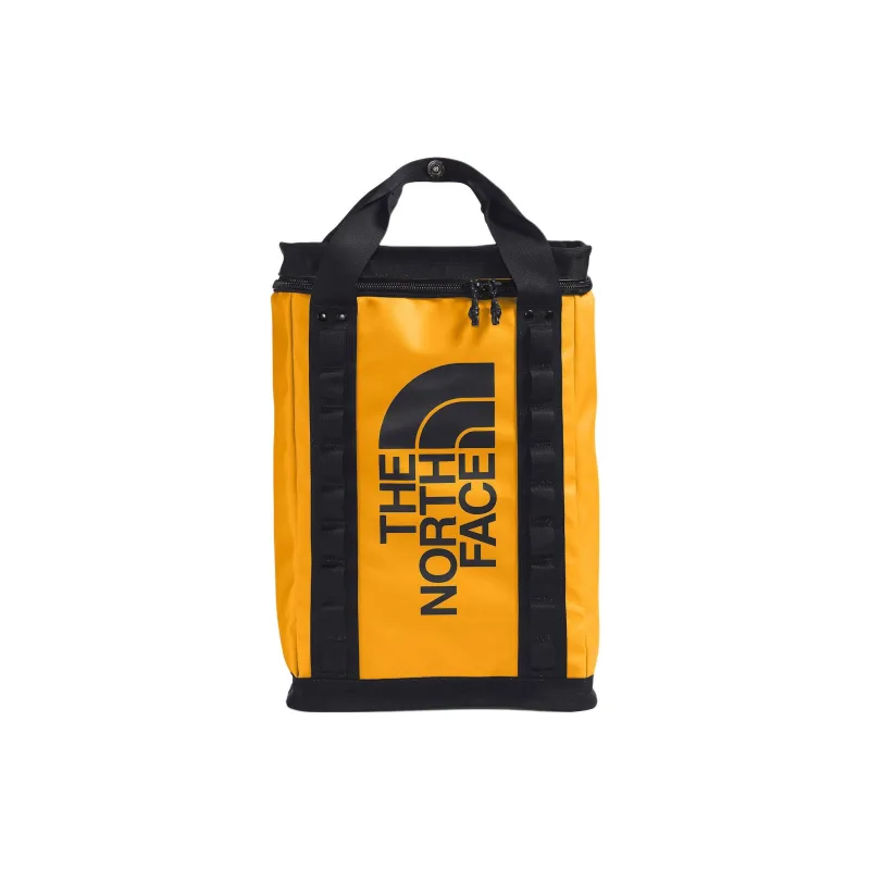 THE NORTH FACE Recycled Polyester Backpack Large Size Unisex Summit Gold & Black-0