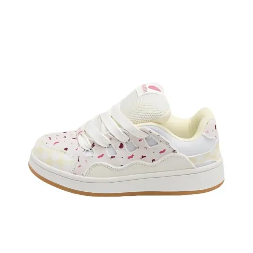 LXVB Low-Top Skateboard Shoes Women's Cranberry