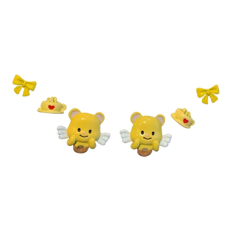 Welcome To The Treasure Alloy Stud Earrings Unisex-6