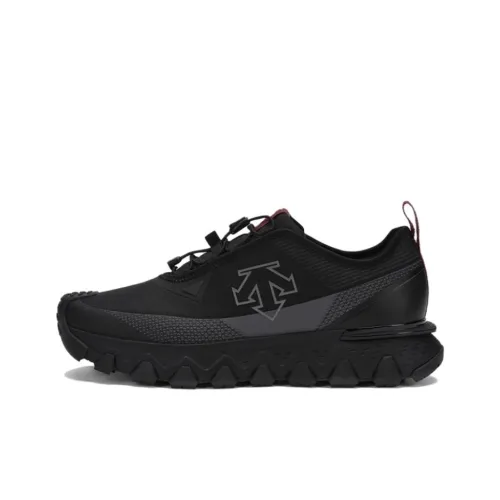 DESCENTE SKI STYLE Anti Slip Wear Resistant Low Top Hiking Shoes Men's Black