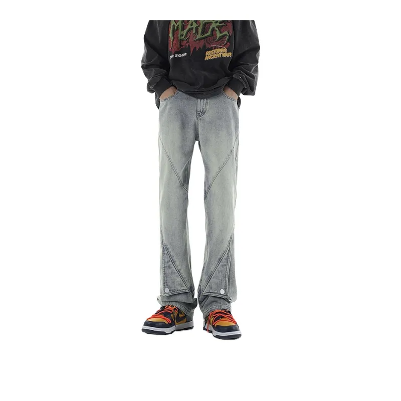 GWAF Summer Essential Jeans Unisex Blue American Vintage Style-18