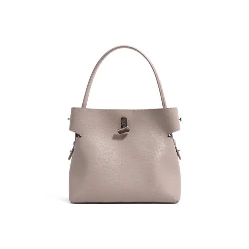 FAIRWHALE Cow Leather Tote Bag, Shopping Bag, Handbag Women's Multicolor
