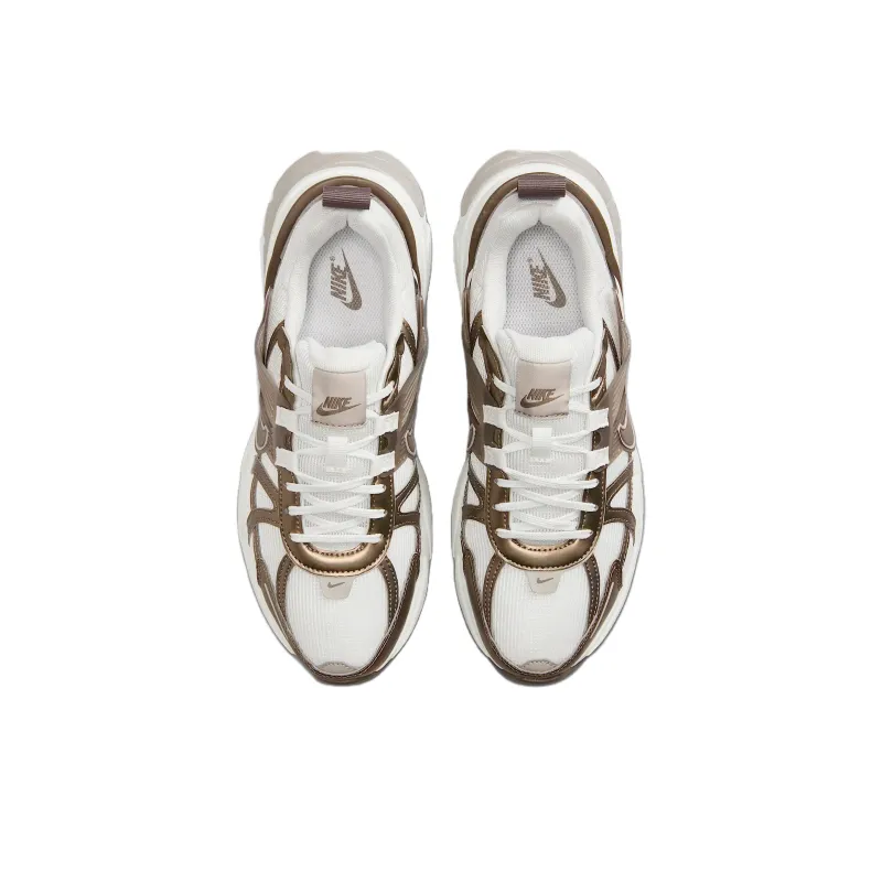 Nike V2K Run Mink Brown Summit White College Grey Ironstone Women's-3