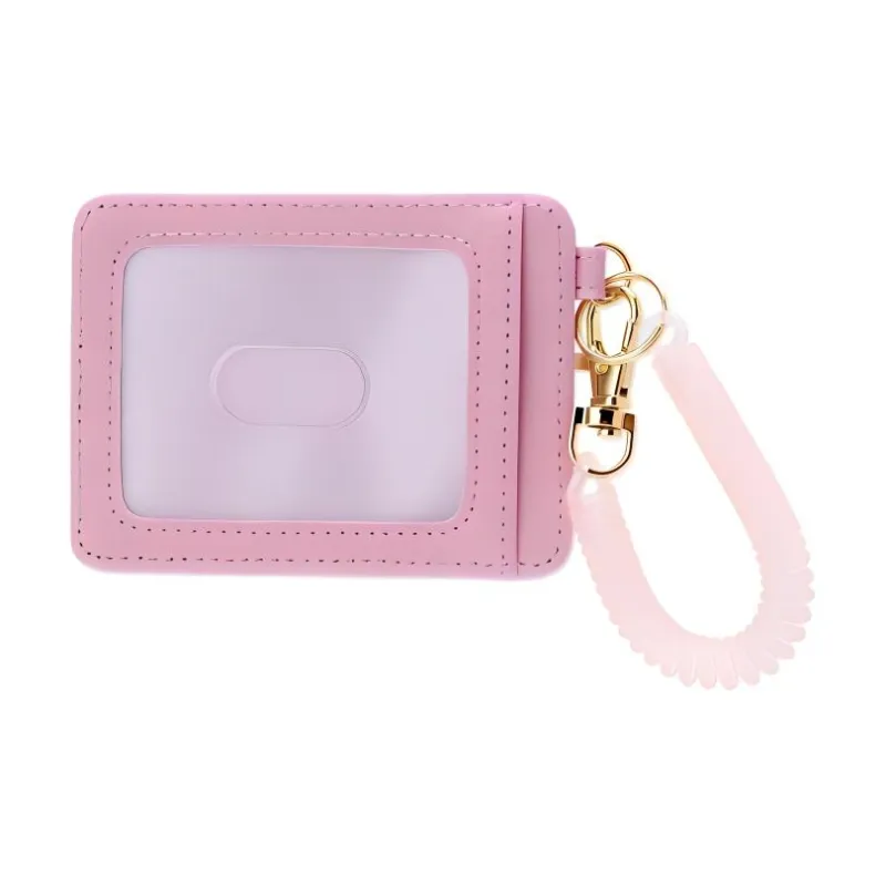 Sanrio PU Patch PVC Document Wallet Card Holders Regular Women's Light Pink-2