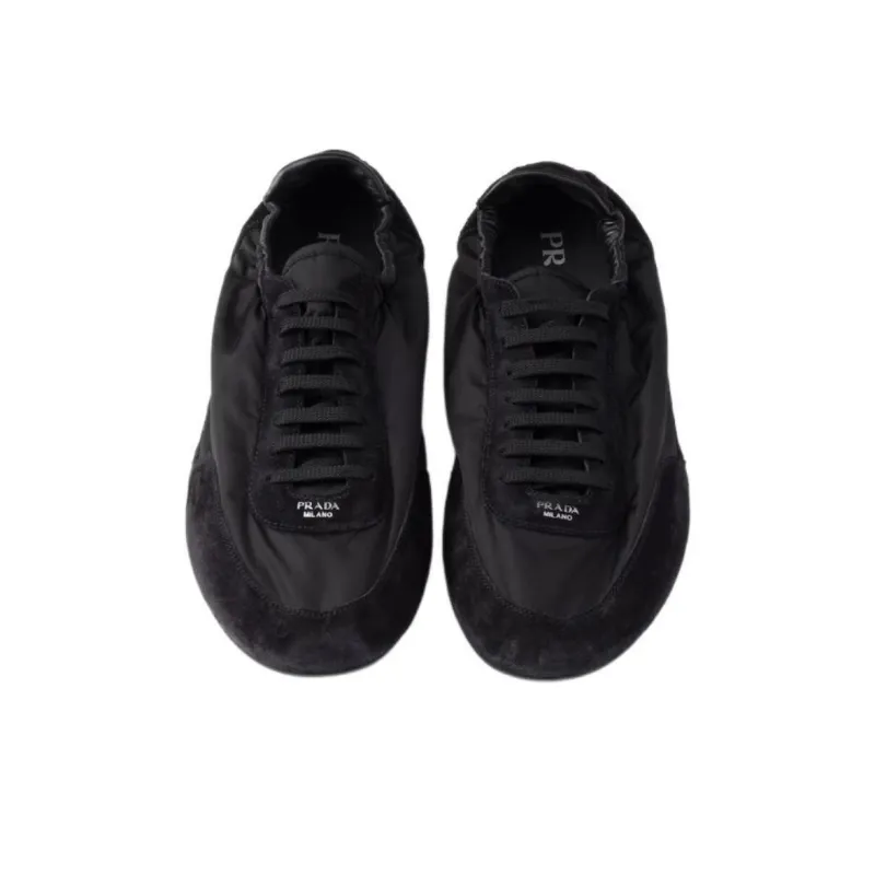 PRADA Collapse Low Top Casual Shoes Women's Black-2