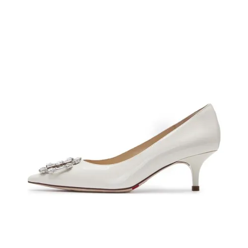 Staccato Sugar Cube Shoe Slim Heel High Heels 5.5cm Women's