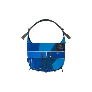 Arcteryx Greater Goods Collaboration Nylon Handbag Unisex Sky Blue/Dark Blue