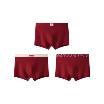 Qiao Ni Tong Underpants Men's 3 Pack