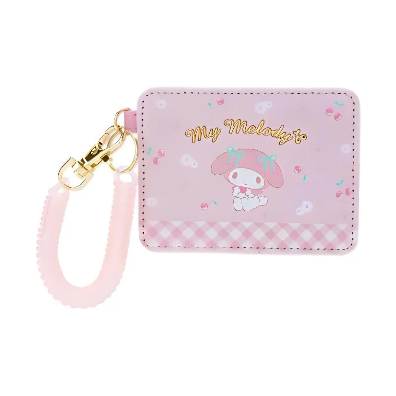 Sanrio PU Patch PVC Document Wallet Card Holders Regular Women's Light Pink-0