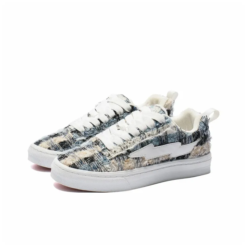 Circle Small Coverage Cushioning Wear-Resistant Lightweight Low-Top Skateboard Shoes Unisex Box Included-8