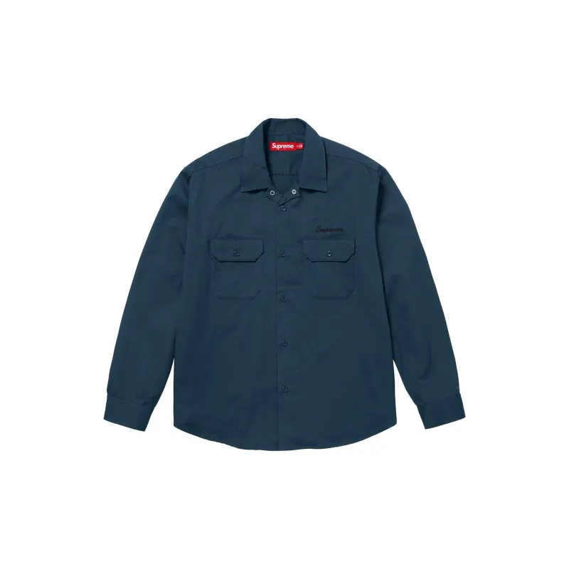 Supreme Snow White Work Shirt-1