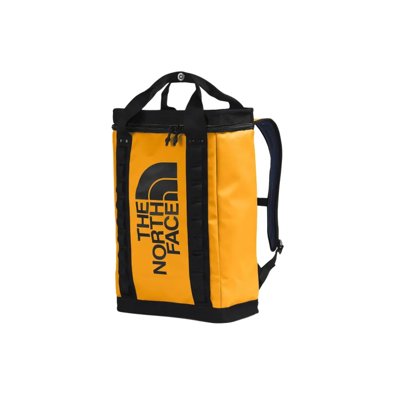 THE NORTH FACE Recycled Polyester Backpack Large Size Unisex Summit Gold & Black-1