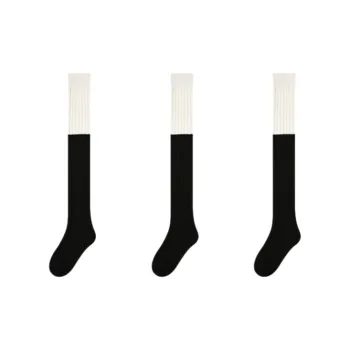 Vine Color Knee High Socks Unisex 3 Pack