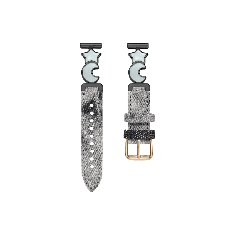 Yu Qing Watch Band Apple Compatibility Denim Material-3