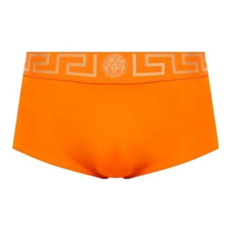 FANSIZHE Underpants Men's 1 Pack Orange-0