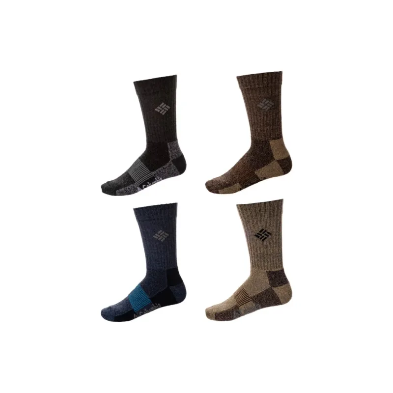 Columbia MOISTURE CONTROL Mid-Calf Socks Men's 4 Pack-1