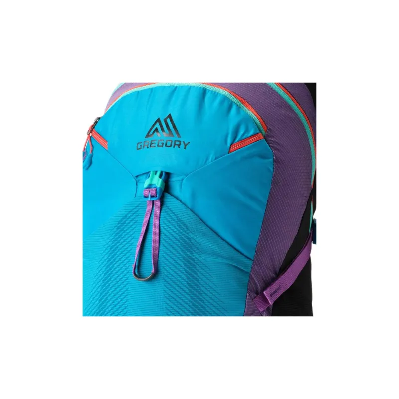 GREGORY Nylon Outdoor Hiking Bag Backpacks Women's Purple & Blue-2