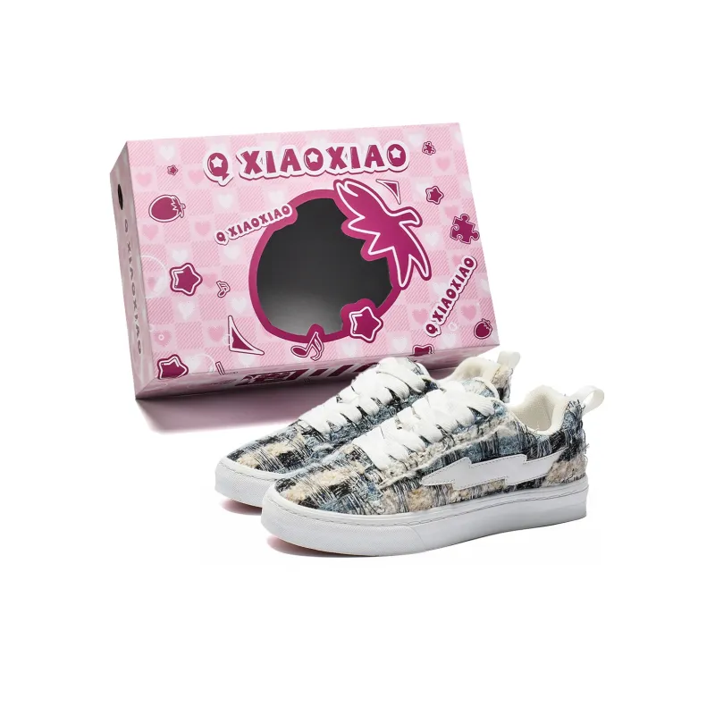 Circle Small Coverage Cushioning Wear-Resistant Lightweight Low-Top Skateboard Shoes Unisex Box Included-6